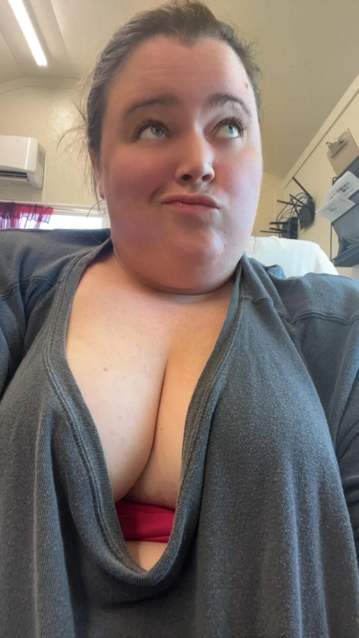 Had to take the bra off today