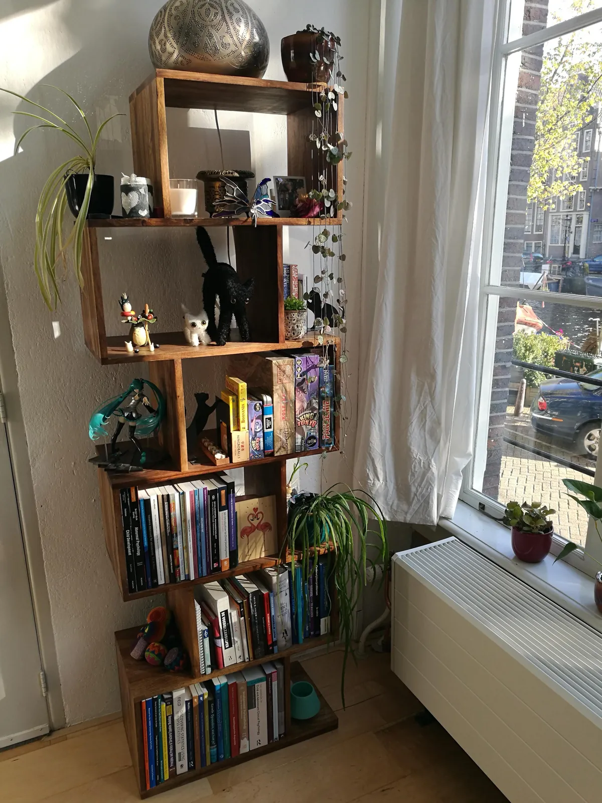 My (tiny) apartment at on of the canals in Amsterdam
