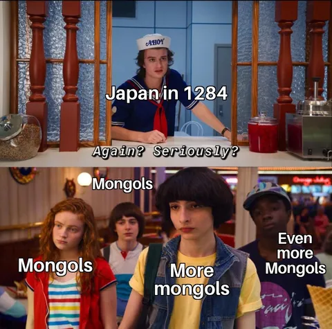 Mongolian invasion of Japan memes are underrated