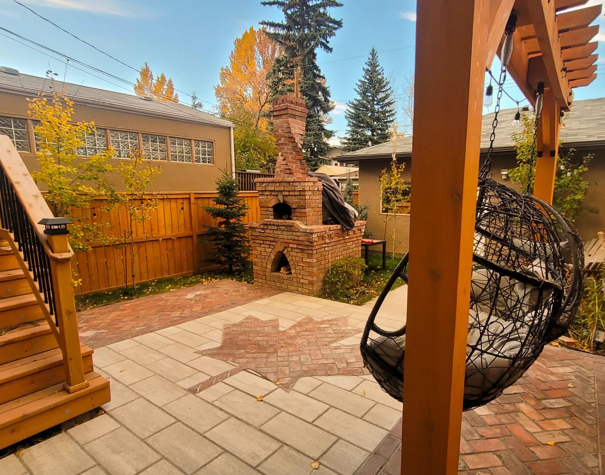 I built a patio to go with my pizza oven