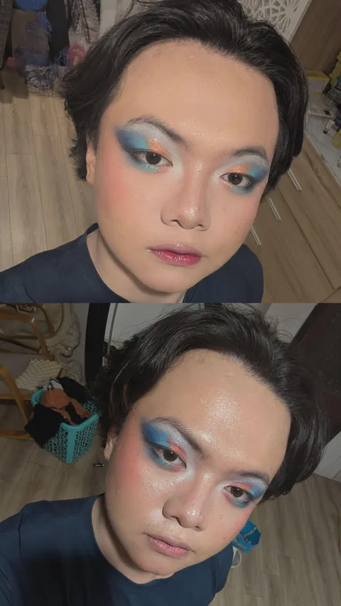 My makeup after 16 hours of work!