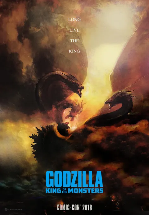 Comic Con poster for Godzilla: King of the Monsters