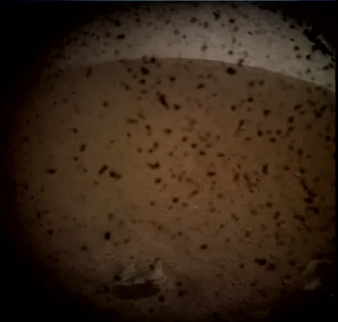 Insight has landed! (dust cover on)