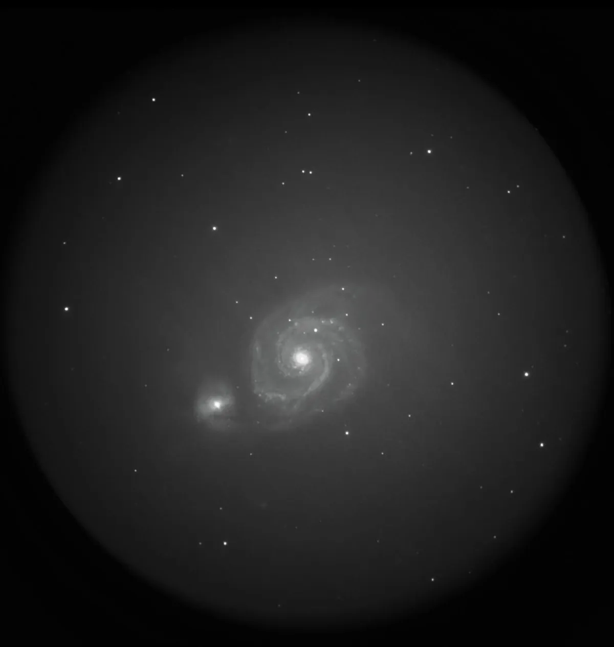 Nightvision with a 16 inch dob and 85mm refractor and iPhone