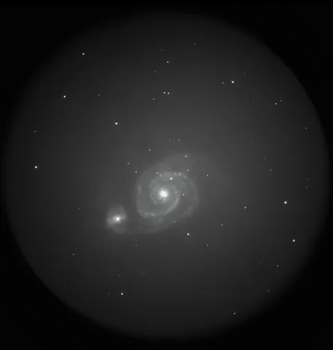 Nightvision with a 16 inch dob and 85mm refractor and iPhone