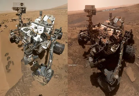 Curiosity after being on Mars for years