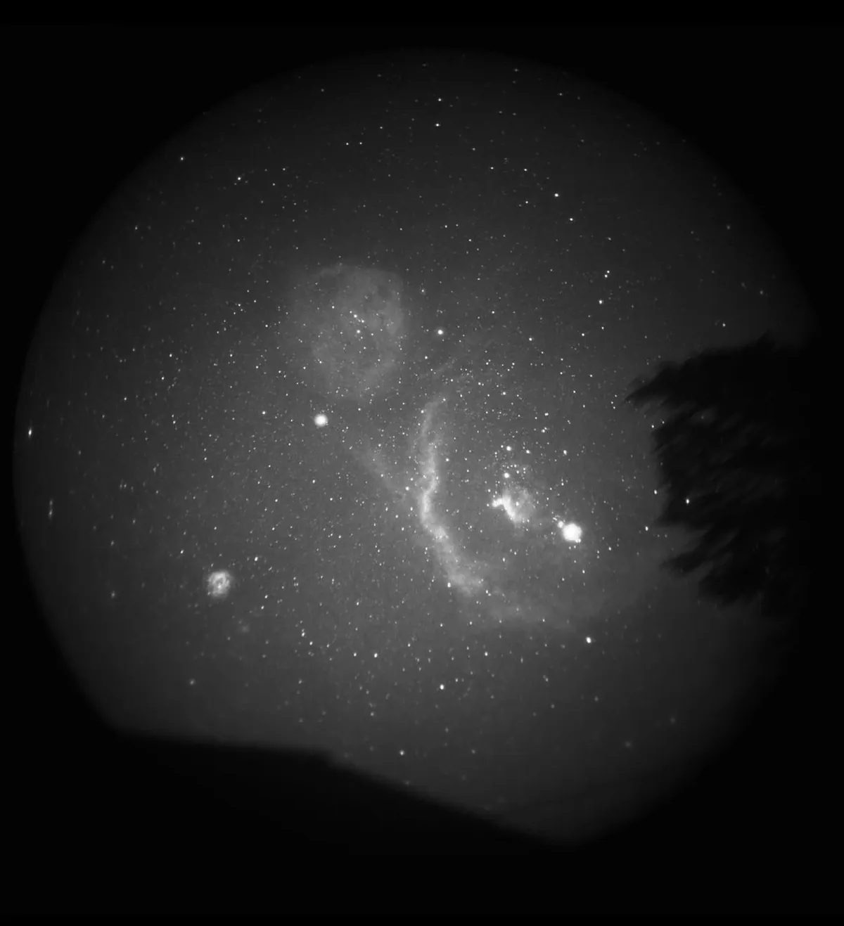 Nightvision with a 16 inch dob and 85mm refractor and iPhone