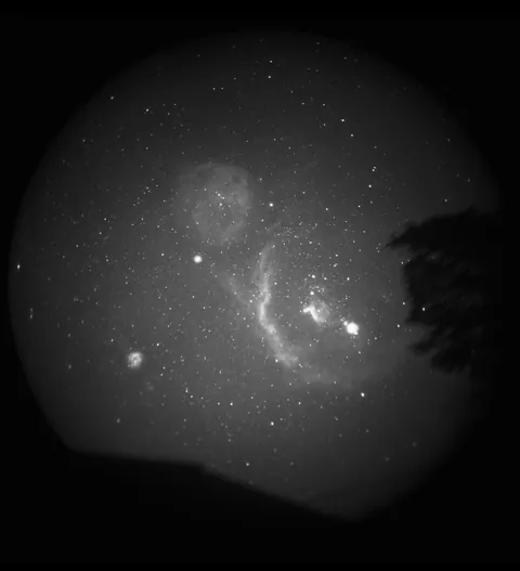 Nightvision with a 16 inch dob and 85mm refractor and iPhone