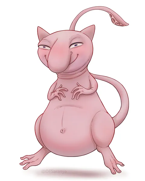 Hi everyone. I drew you a Mew.