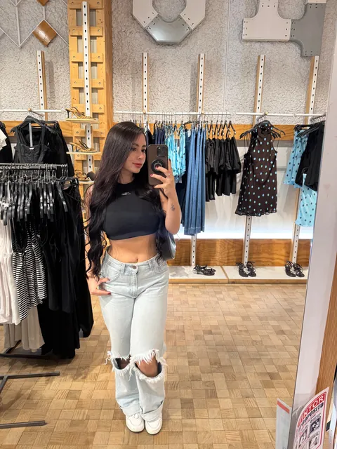 Went shopping for clothes, ended up undressing instead