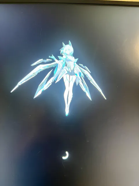 Anime character screen on PC startup suddenly?