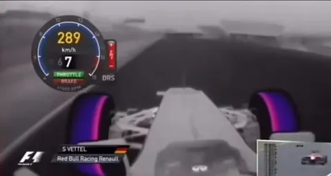 Formula One Tires Under Thermal Imaging