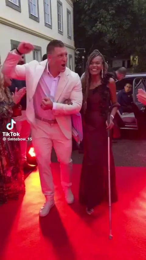 Tim Tebow at his foundation’s annual Night to Shine, a prom-style event for individuals with special needs