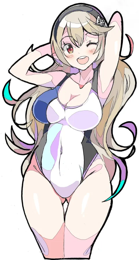 thicc dragon in a swimsuit