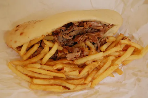 Un kebab frites.