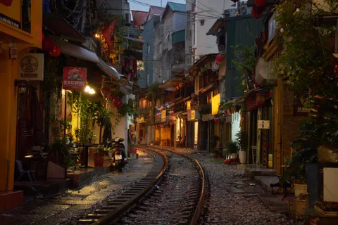 ITAP of urban train tracks