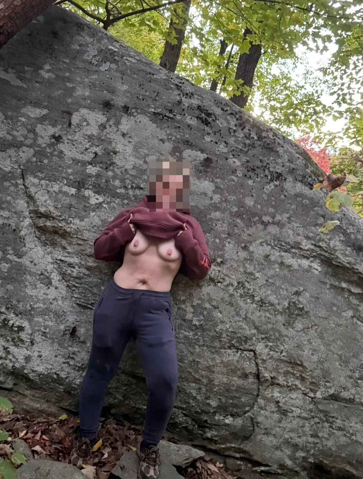 The wife likes to show off on our hikes. Had to update our account together so here is the latest post