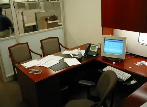 My Father’s Office in WTC 1, taken on August 22, 2001