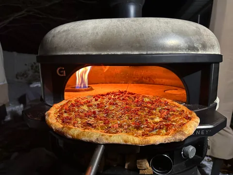 [Homemade] fig jam and bacon pizza