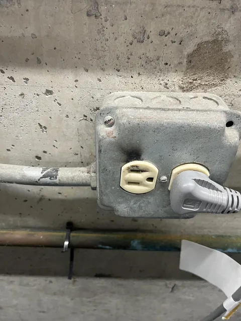 Scorched outlet - clothes dryer. Can I DIY or should I just cut straight to chickening out?