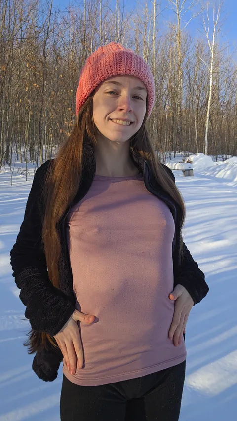Swipe to put my clothes back on - it's cold out here