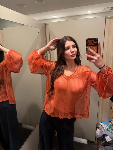 I get a little wild behind these changing room doors