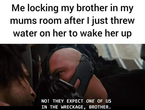 He still hasn't seen the funny side