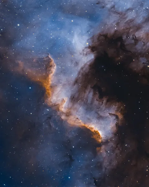 I took this photo of the North America nebula from my backyard, with off the shelf equipment 