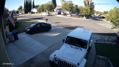 I take this corner slow because my neighbors always cut it. Today it paid off.