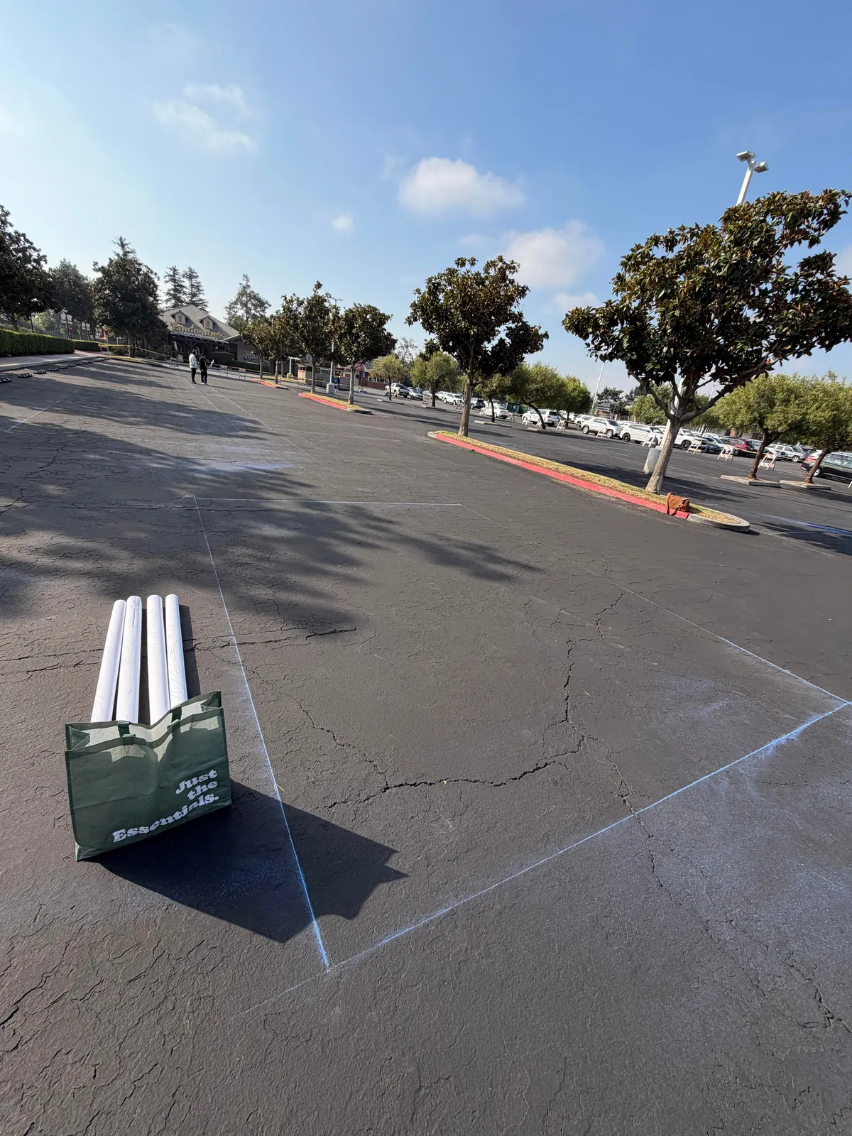 I spent 38 hours over the last 4 days completing this chalk art piece for a local festival.