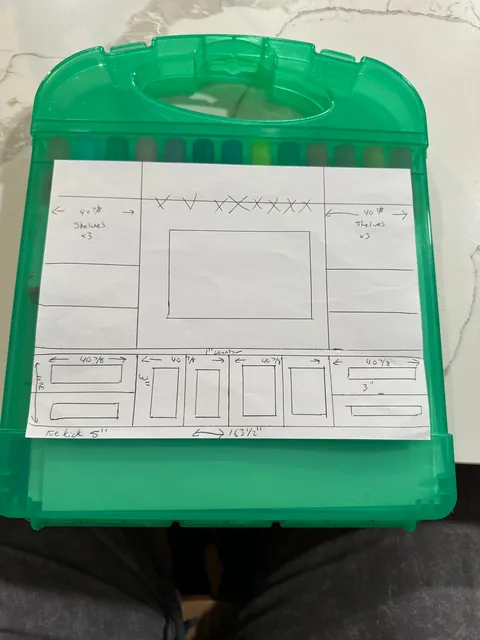 Built this over the longest ‘weekend project’ ever. Finally finished my first set of built-ins in my home!