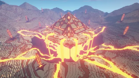 I've build this floating desert pyramid