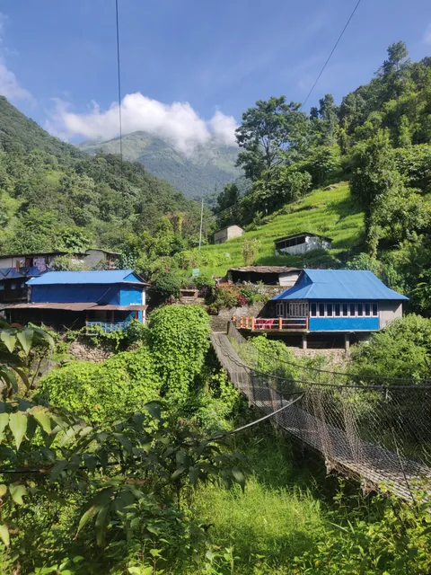 Nepal - On the way to the Annapurna Base Camp