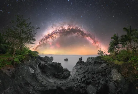 ITAP of The Milky Way at the Fijian Island of Tauveni
