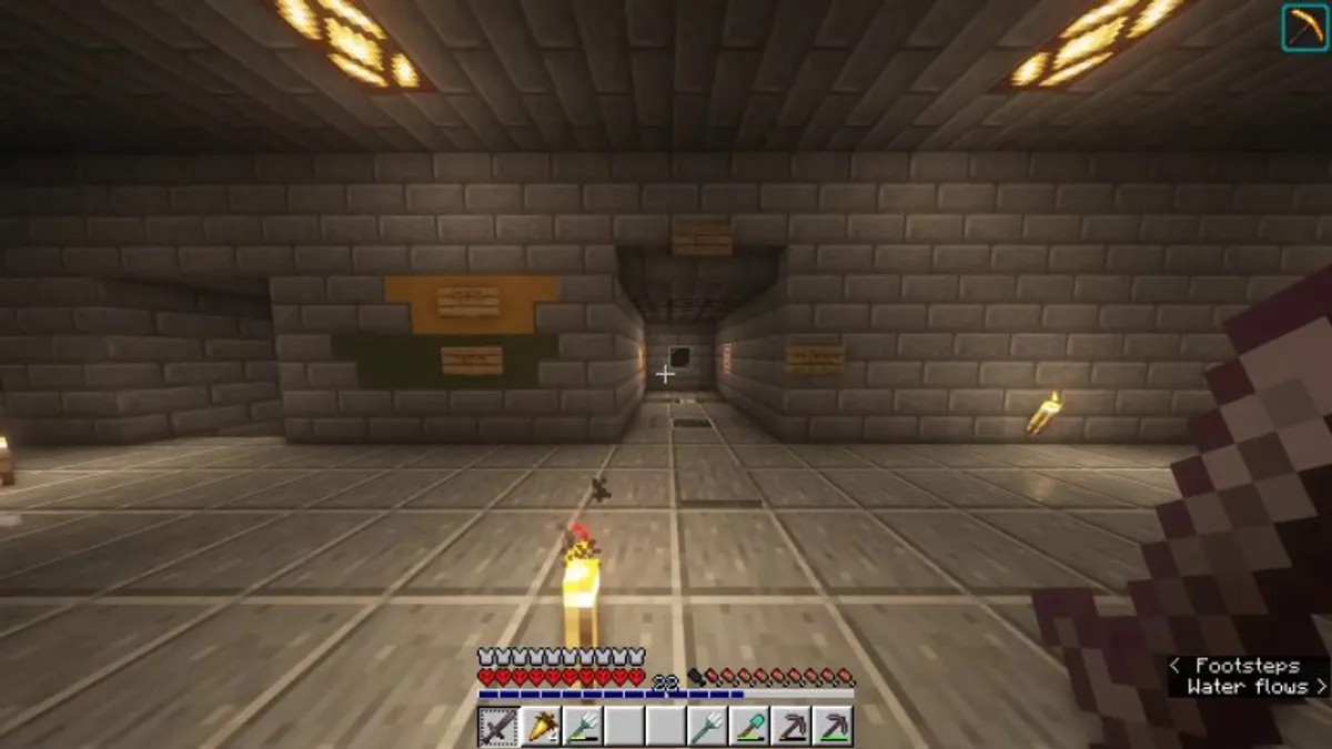 I made an airlock in the underwater subway station I built in hardcore.