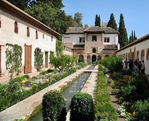 Visiting Alhambra Palace in Grenada, Andalusia, Spain