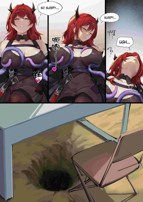 Captured and used by tentacles (Lsc5)