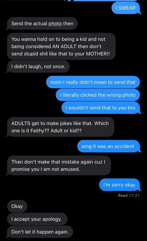 ummm I sent the wrong photo to my mom