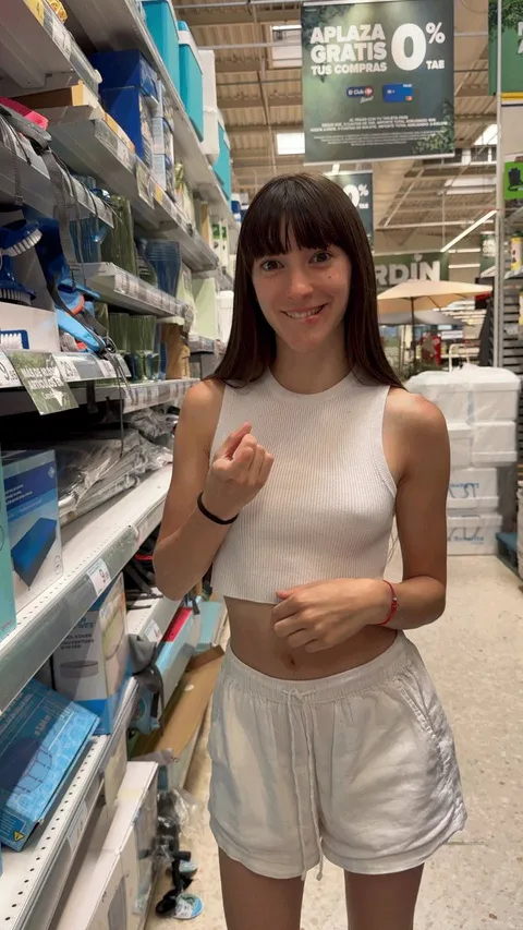 I paused at the aisle and something peeked