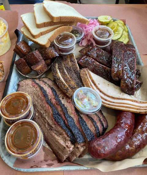 [I ate] BBQ platter