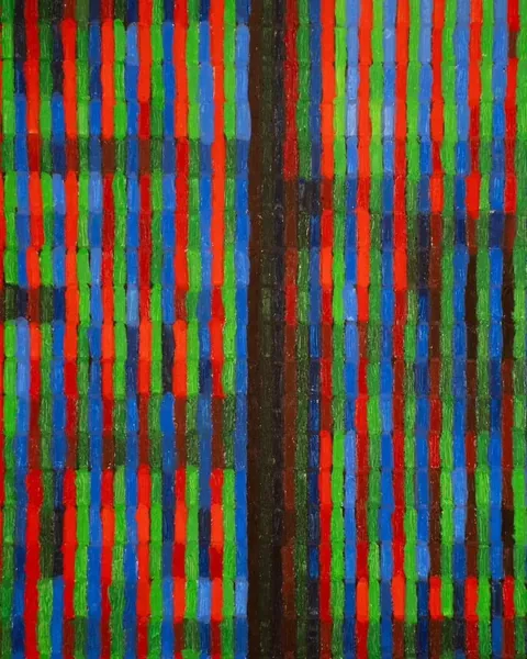 Feels right to post my painting here, 7-Eleven, RGB oil on aluminum, 48x36"