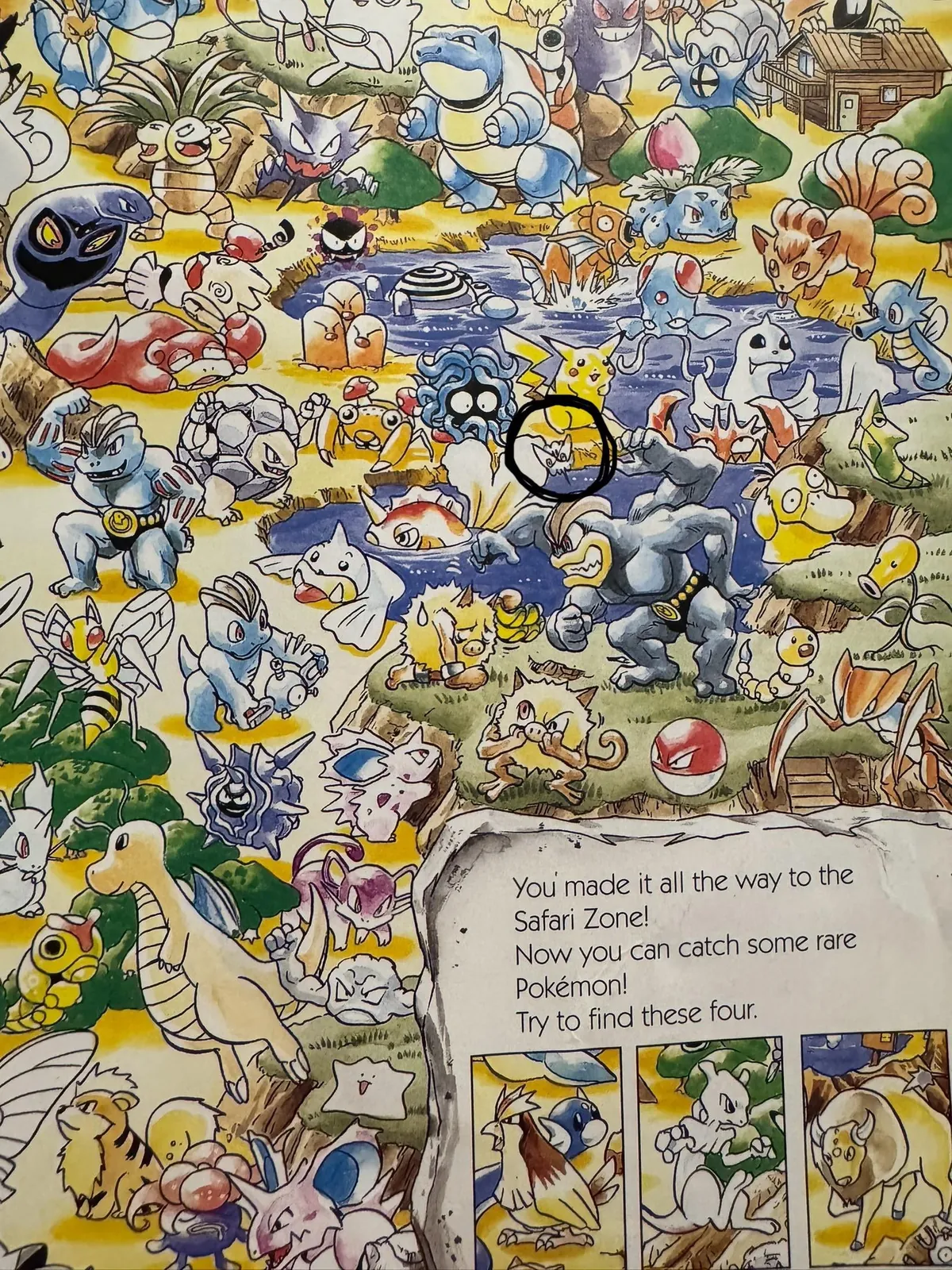 Who is this Pokemon? 25 year old book.
