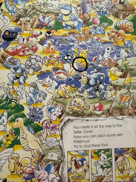 Who is this Pokemon? 25 year old book.