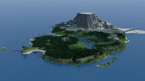 The Forest recreated in Minecraft