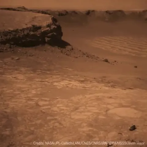 NASA's Opportunity rover drove into the Victoria Crater on Mars