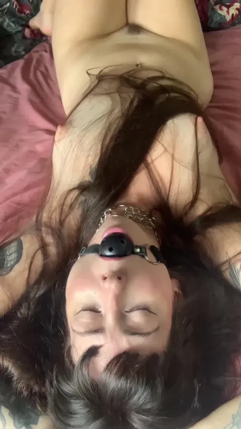 Have you ever made a girl moan through a gag? [f]