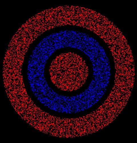 Cool optical illusion where a flat image looks 3D 