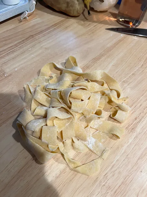 [homemade] carbonara w/ ny strip steak