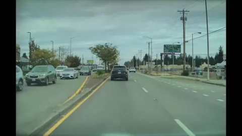 [oc] Car jumps median and nearly takes out two vehicles