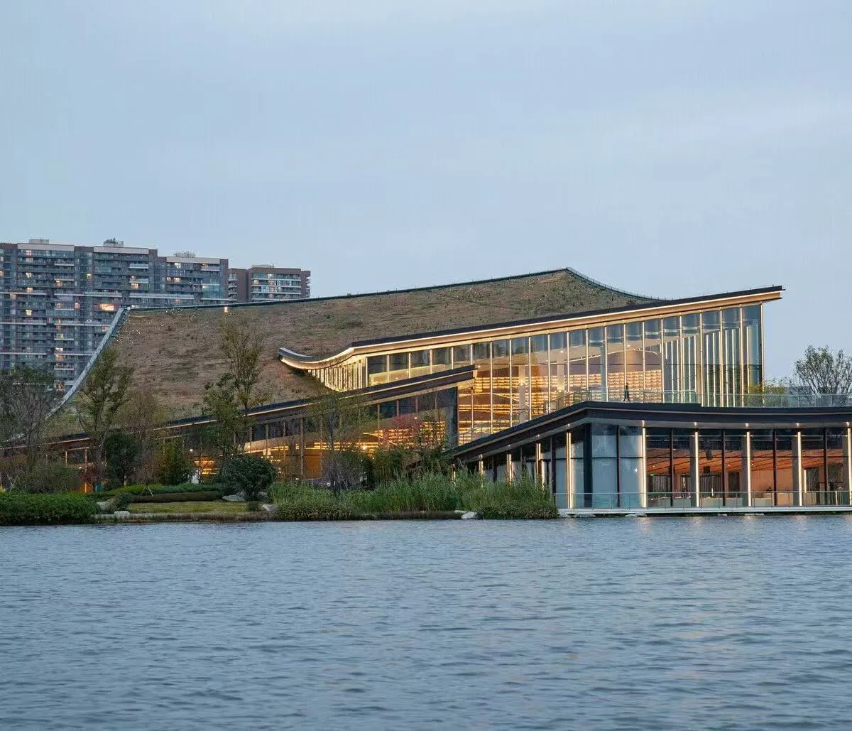 A library in my hometown, which I often visit to read books because it's close to home, in Chengdu, China